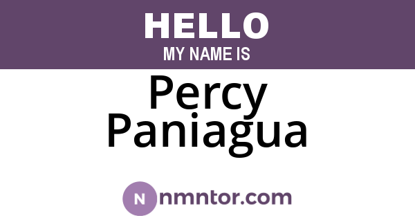 Percy Paniagua
