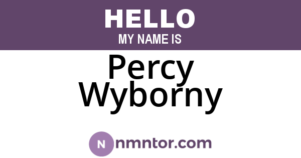 Percy Wyborny