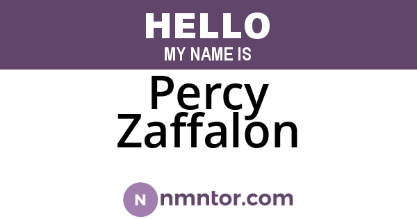 Percy Zaffalon