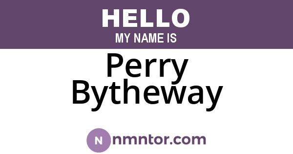 Perry Bytheway