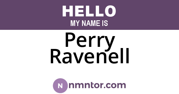 Perry Ravenell