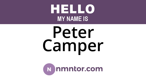 Peter Camper