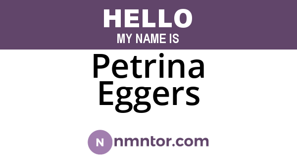 Petrina Eggers