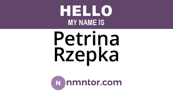 Petrina Rzepka