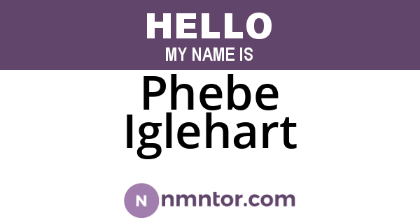 Phebe Iglehart