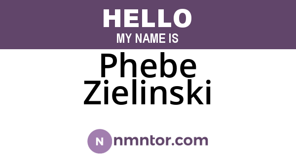 Phebe Zielinski