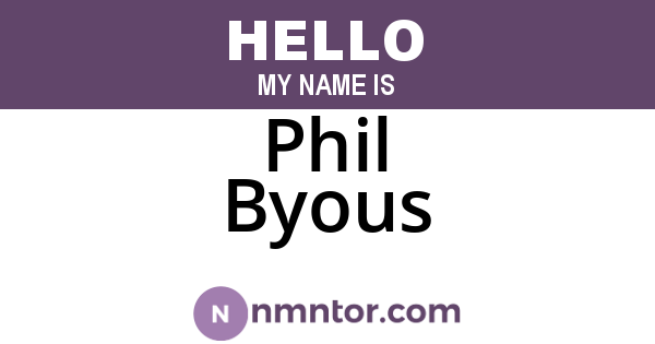 Phil Byous