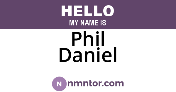 Phil Daniel