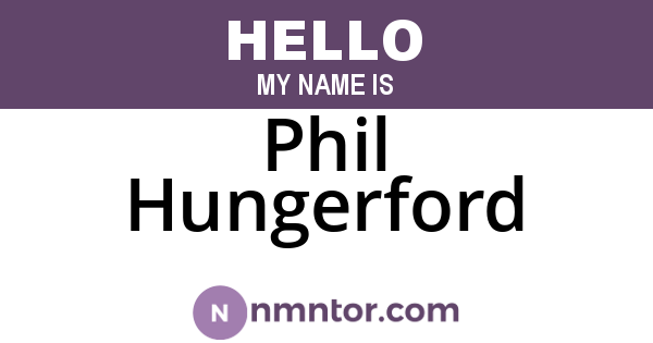 Phil Hungerford