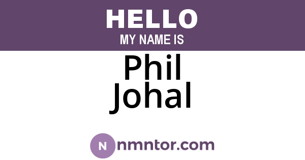 Phil Johal