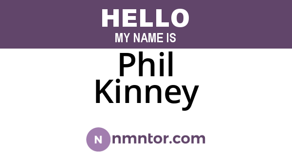 Phil Kinney