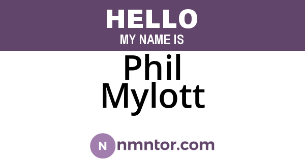 Phil Mylott
