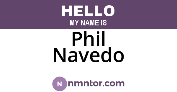Phil Navedo