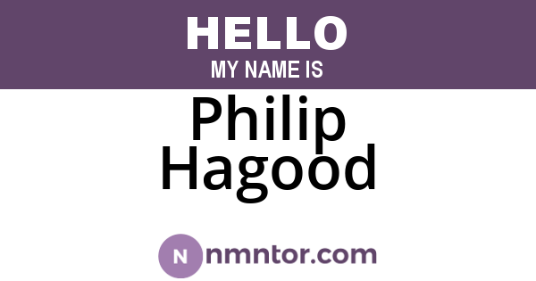 Philip Hagood