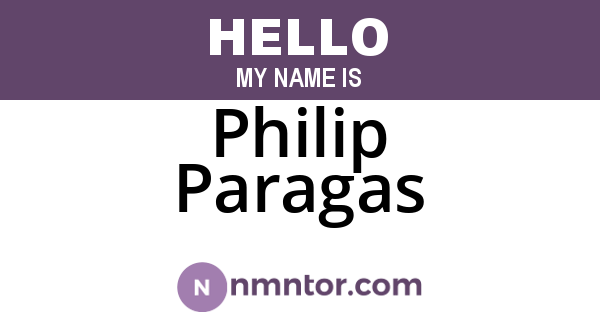 Philip Paragas
