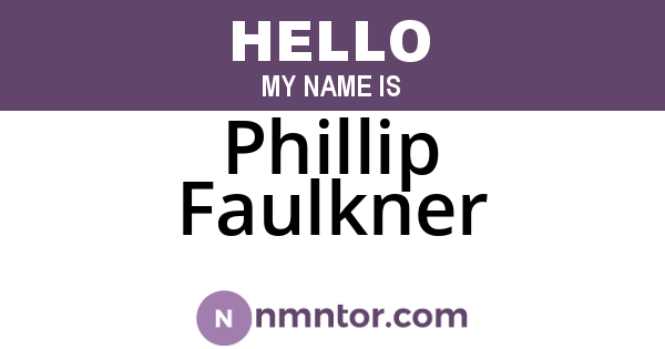 Phillip Faulkner
