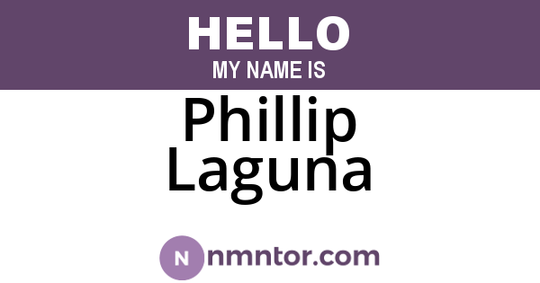 Phillip Laguna