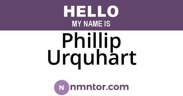 Phillip Urquhart