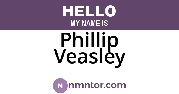 Phillip Veasley