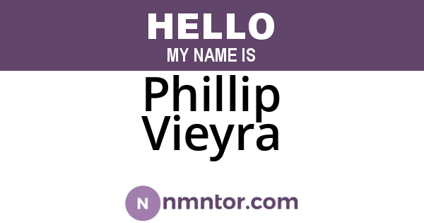Phillip Vieyra