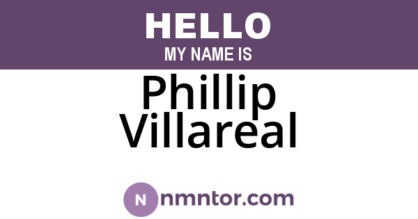 Phillip Villareal