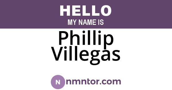 Phillip Villegas