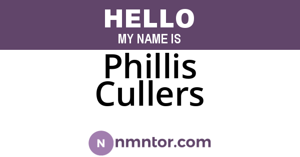 Phillis Cullers
