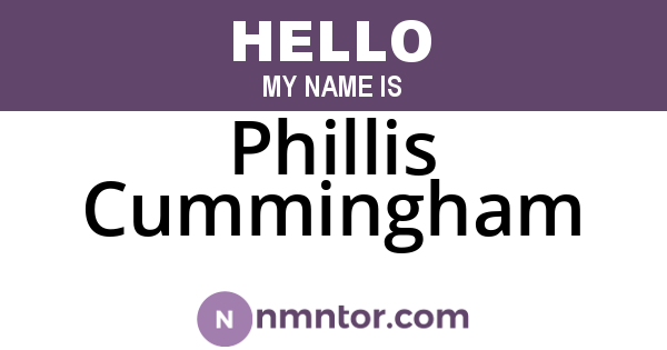 Phillis Cummingham