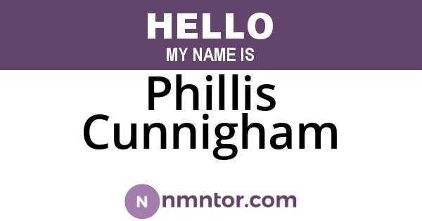 Phillis Cunnigham