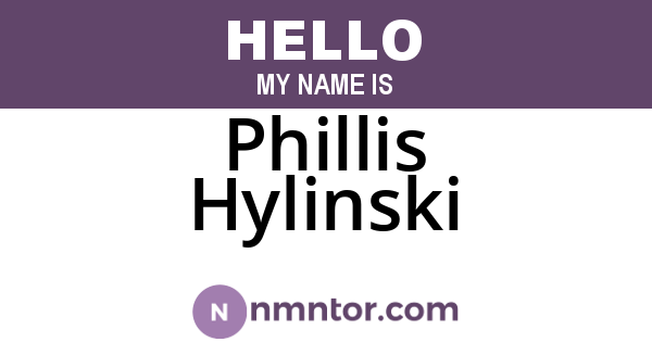Phillis Hylinski
