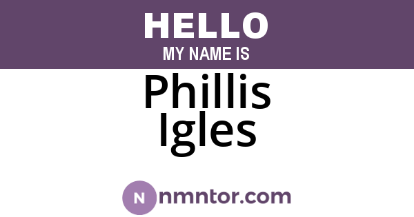 Phillis Igles