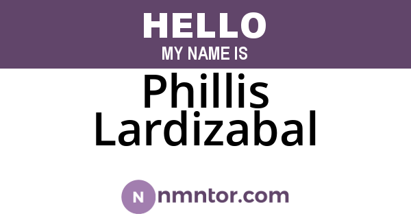 Phillis Lardizabal