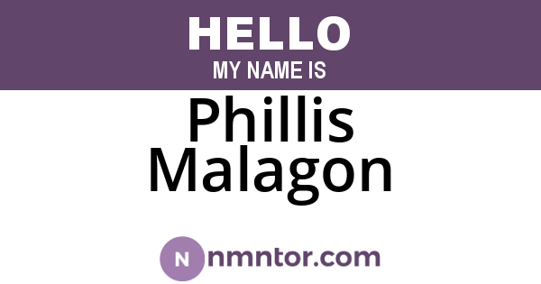Phillis Malagon