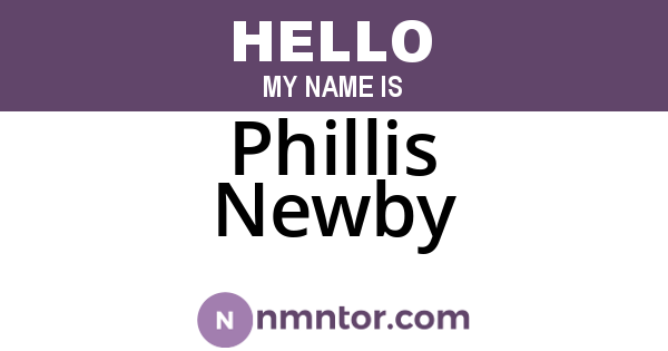 Phillis Newby