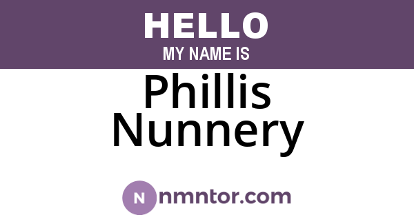 Phillis Nunnery
