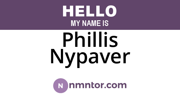 Phillis Nypaver