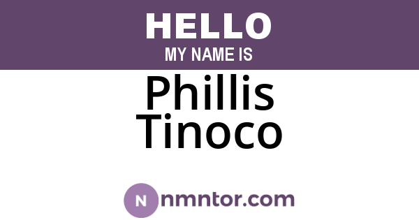 Phillis Tinoco