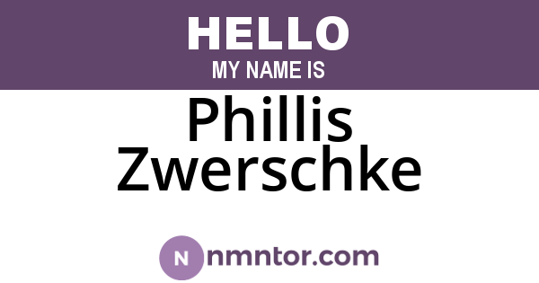 Phillis Zwerschke