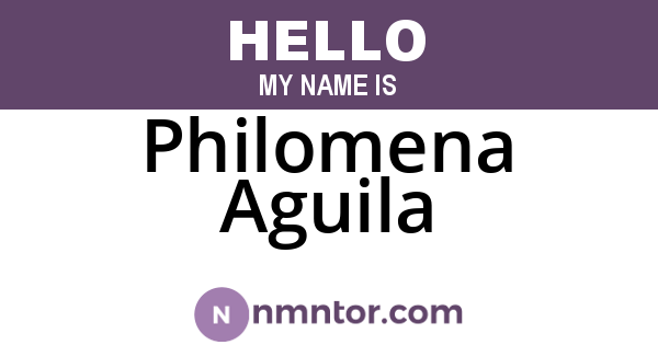 Philomena Aguila