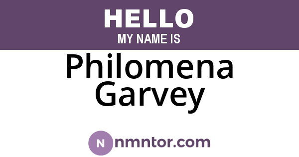 Philomena Garvey