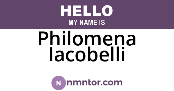 Philomena Iacobelli