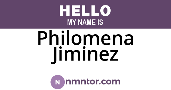 Philomena Jiminez