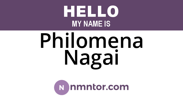 Philomena Nagai