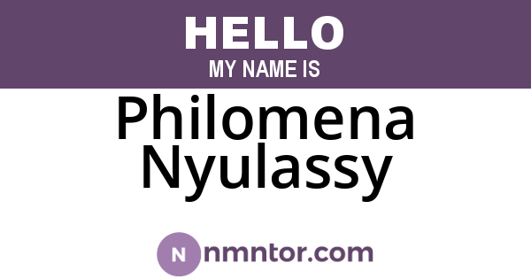 Philomena Nyulassy