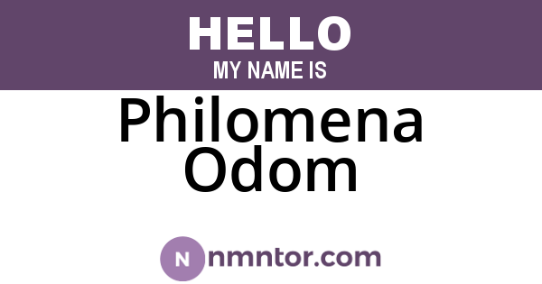 Philomena Odom