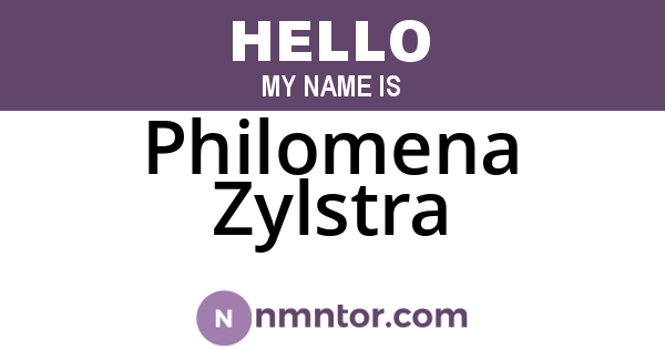 Philomena Zylstra