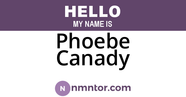 Phoebe Canady