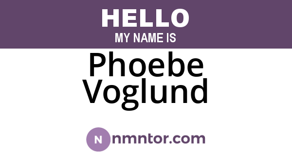 Phoebe Voglund