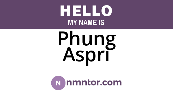 Phung Aspri