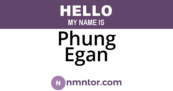 Phung Egan